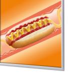 Thumbnail von Klapprahmen 25 mm, Komplettset inkl. Plakat: Hot Dog 