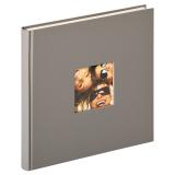 Variante grau von Fotoalbum Fun mit 40 Seiten zum Einkleben, 26x25 cm