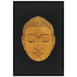 Poster mit Rahmen - Reijer Stolk - Head of Buddha