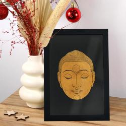 Poster mit Rahmen - Reijer Stolk - Head of Buddha