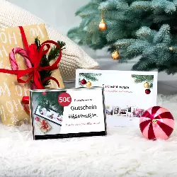 Gutschein-Geschenkbox inkl. Bilderrahmen