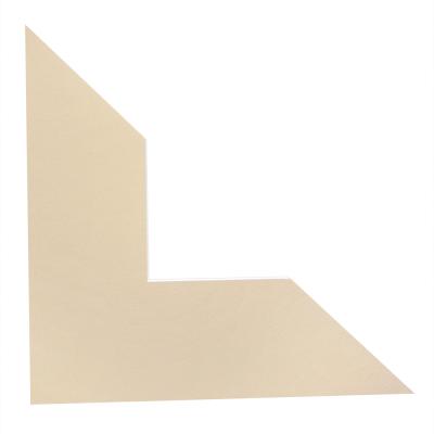 1,3 mm Passepartout mit individuellem Ausschnitt Chamois Beige