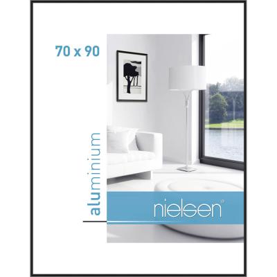 Alurahmen Classic Eloxiert Schwarz 70x90 cm