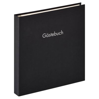 Gästebuch Fun mit 144 Seiten, 25x26 cm schwarz