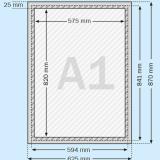 Thumbnail von 25 mm Fenster-Klapprahmen DIN A1 Bild 3