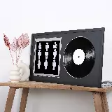 Thumbnail von Holzrahmen für Schallplatten und Cover schwarz Bild 4