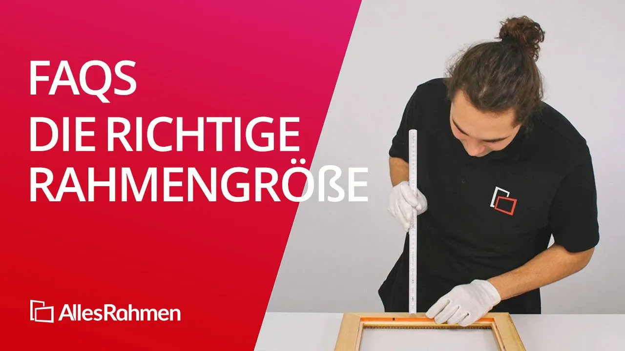 FAQs: Die richtige Bilderrahmengröße